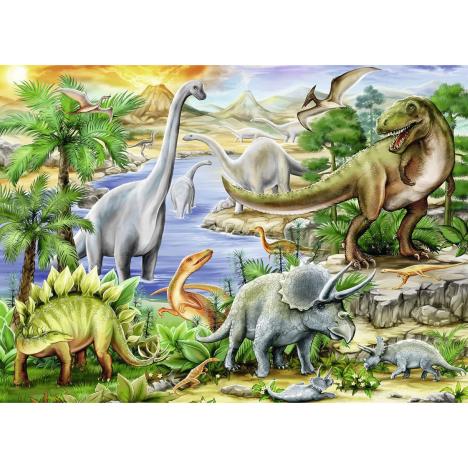 Prehistoric Life 60pc Jigsaw Puzzle Extra Image 1